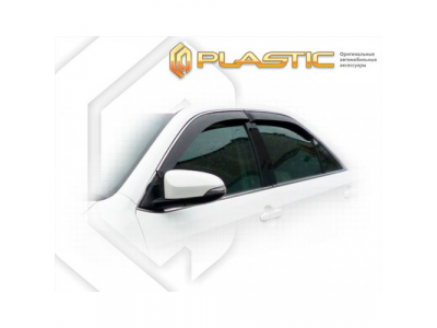 Ветровики дверей (Classic полупрозрачный) Toyota Camry 2011-2014 от CA Plastic Ветровики дверей (Classic полупрозрачный) Toyota Camry 2011-2014
