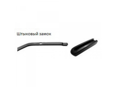 Щетка стеклоочистителя AWM B 16 R бескаркасная от AWM Щетка стеклоочистителя AWM B 16 R бескаркасная