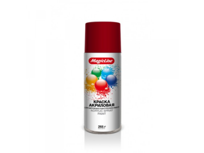 Краска красная насыщенная (265г) RAL3002, 150 MagicLine