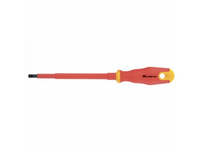 Отвертка диэлектрическая SL6,5*150mm, CrV, до 1000В, двухкомпонентная рукоятка//Сибртех