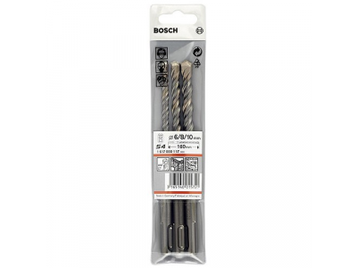 Набор буров Bosch Sds+ 6/8/10 x 160 от BOSCH Набор буров Bosch Sds+ 6/8/10 x 160