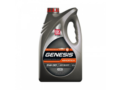 Моторное масло ЛУКОЙЛ GENESIS ARMORTECH 5W30 SL/CF, 4л