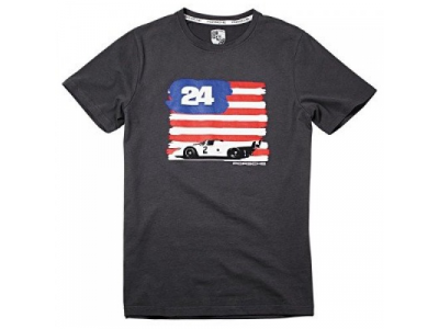 Футболка унисекс Porsche Unisex Fan T-Shirt, Flag, Essential Collection, артикул WAP6630XS0G
