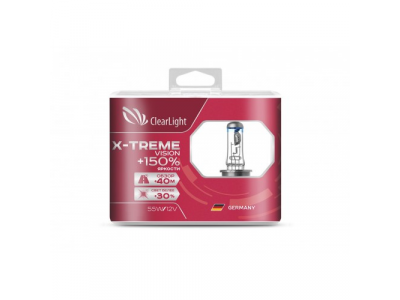 Лампа H4(Clearlight)12V-60/55W X-treme Vision +150% Light (2 шт.) от ClearLight Лампа H4(Clearlight)12V-60/55W X-treme Vision +150% Light (2 шт.)